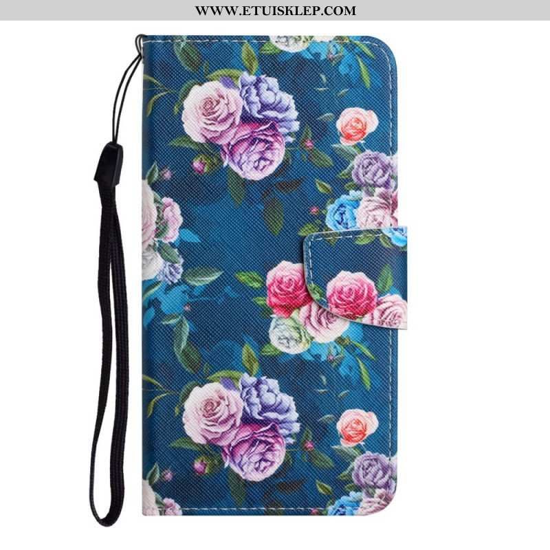 Etui Folio do Xiaomi Redmi Note 11 Pro Plus 5G Kwiaty Liberty Royal